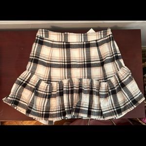 Plaid Mini Skirt (NWT)